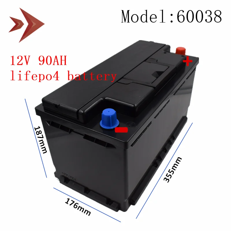 Lifepo4 Батарея 12V 90Ah 100Ah встроенный 4S 150A BMS высокое качество 3000 циклов 60 месяцев