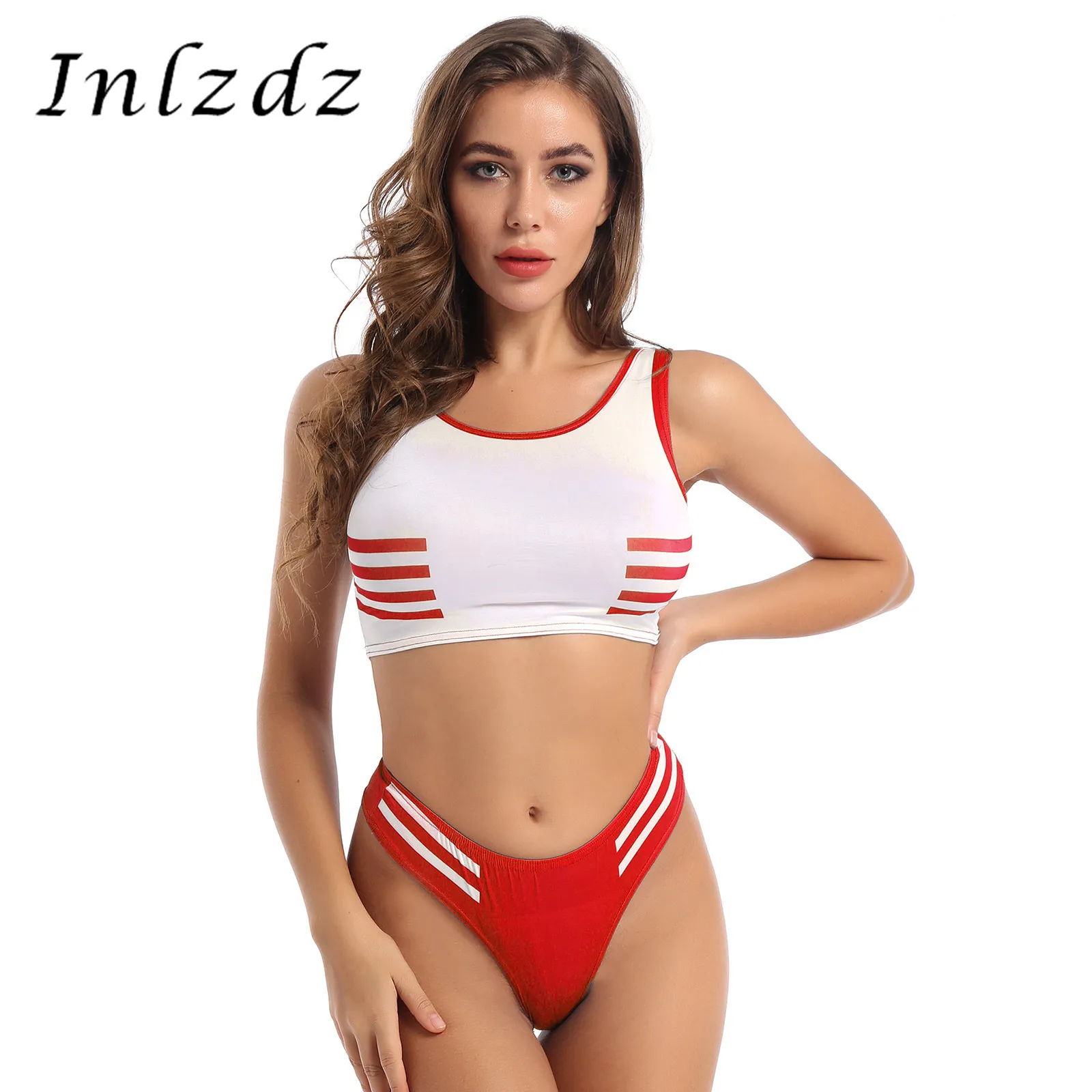 Женский спортивный сексуальный комплект нижнего белья в японском стиле для