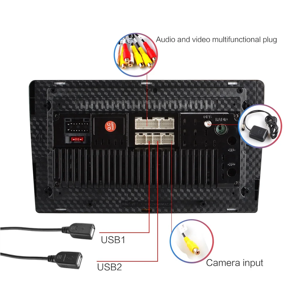 Автомобильный мультимедийный плеер 9 дюймов Android 1 2 Din Dvd видео для Mazda 2007-2014 2din