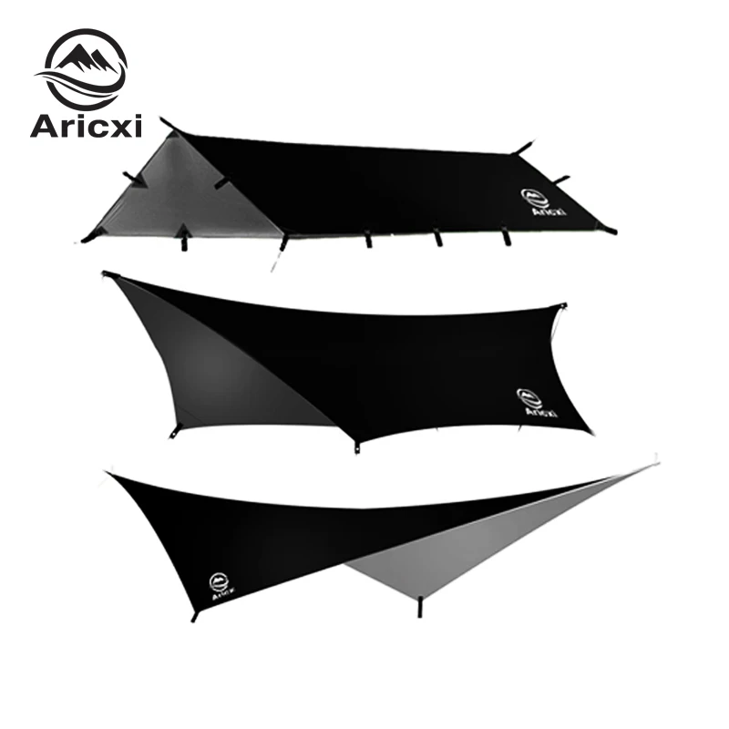 Ультралегкий брезент Aricxi tarp 210t из полиэстера уличный для кемпинга с черным и