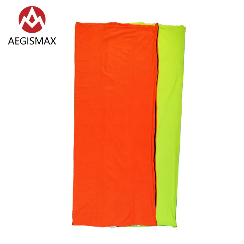 AEGISMAX saco de dormir al aire libre de lana tipo sobre callido Unisex de viaje de verano saco de dormir forro