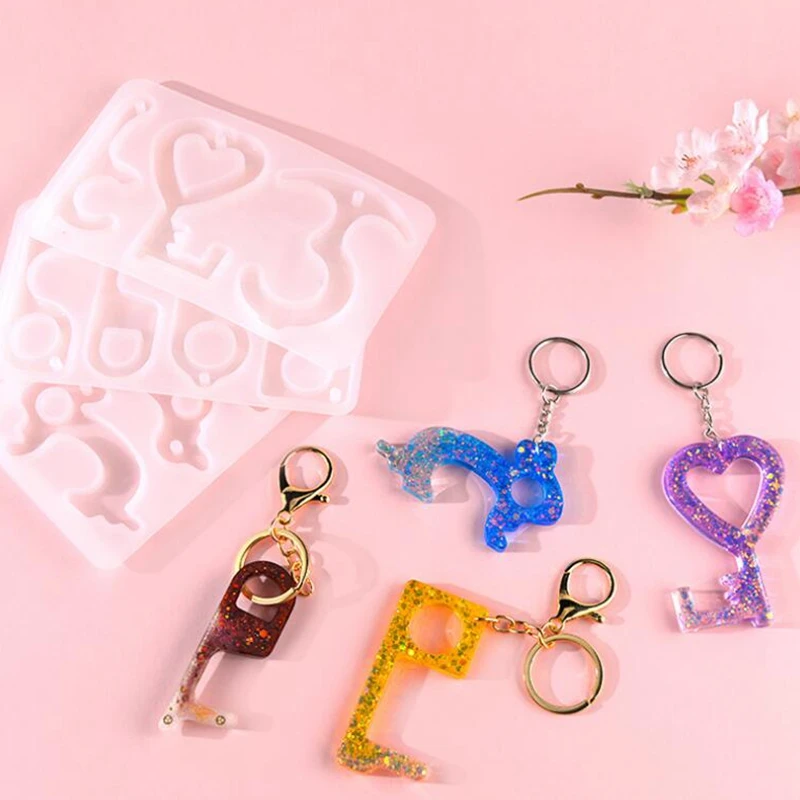 

Transparent Silicone Mould Dried Flower Resin Decorative Craft DIY Multifunctional keychain Mold epoxy resin molds for jewelry