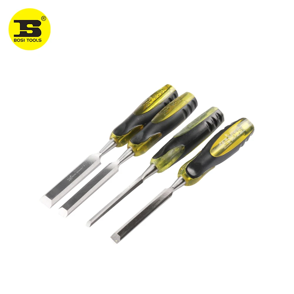 

Free Shipping BOSI Wood Butt Carpentry Paring Chisel 4-size For Selecting
