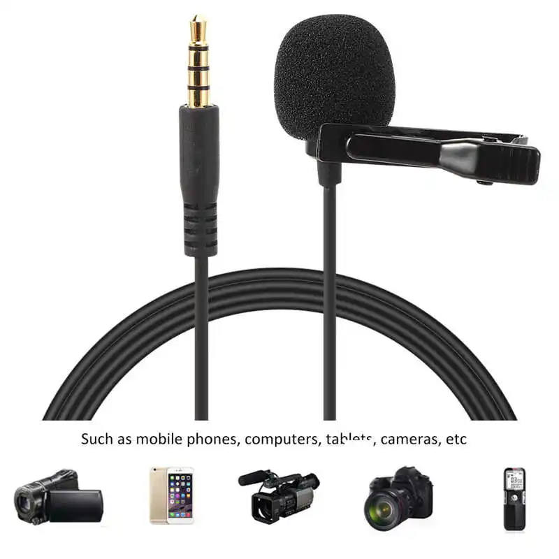 Микрофон на клипсе мини микрофон лацкан для мобильного телефона всенаправленные