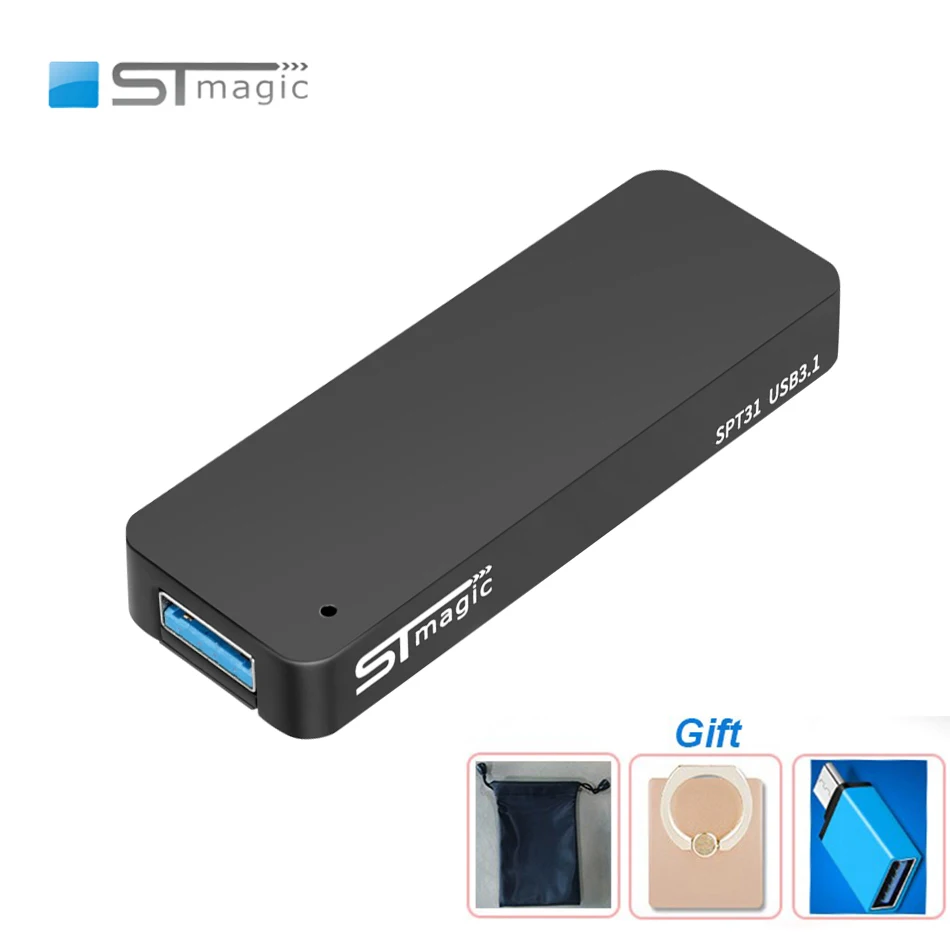 

Stmagic SPT31 металлический SSD USB 3,1 флеш-накопитель внешний твердотельный диск 128 ГБ 256 512 1 ТБ 2 ТБ для портативных ПК приставка для ТВ