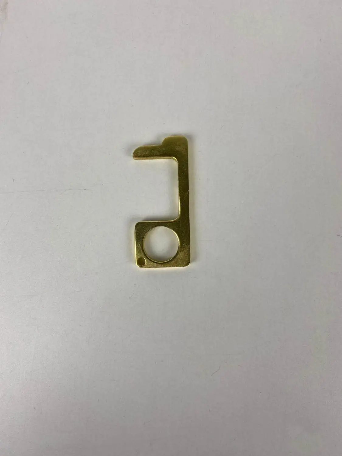 Гигиена ручная Антимикробная латунь EDC открывалка двери и стилус|Бытовые