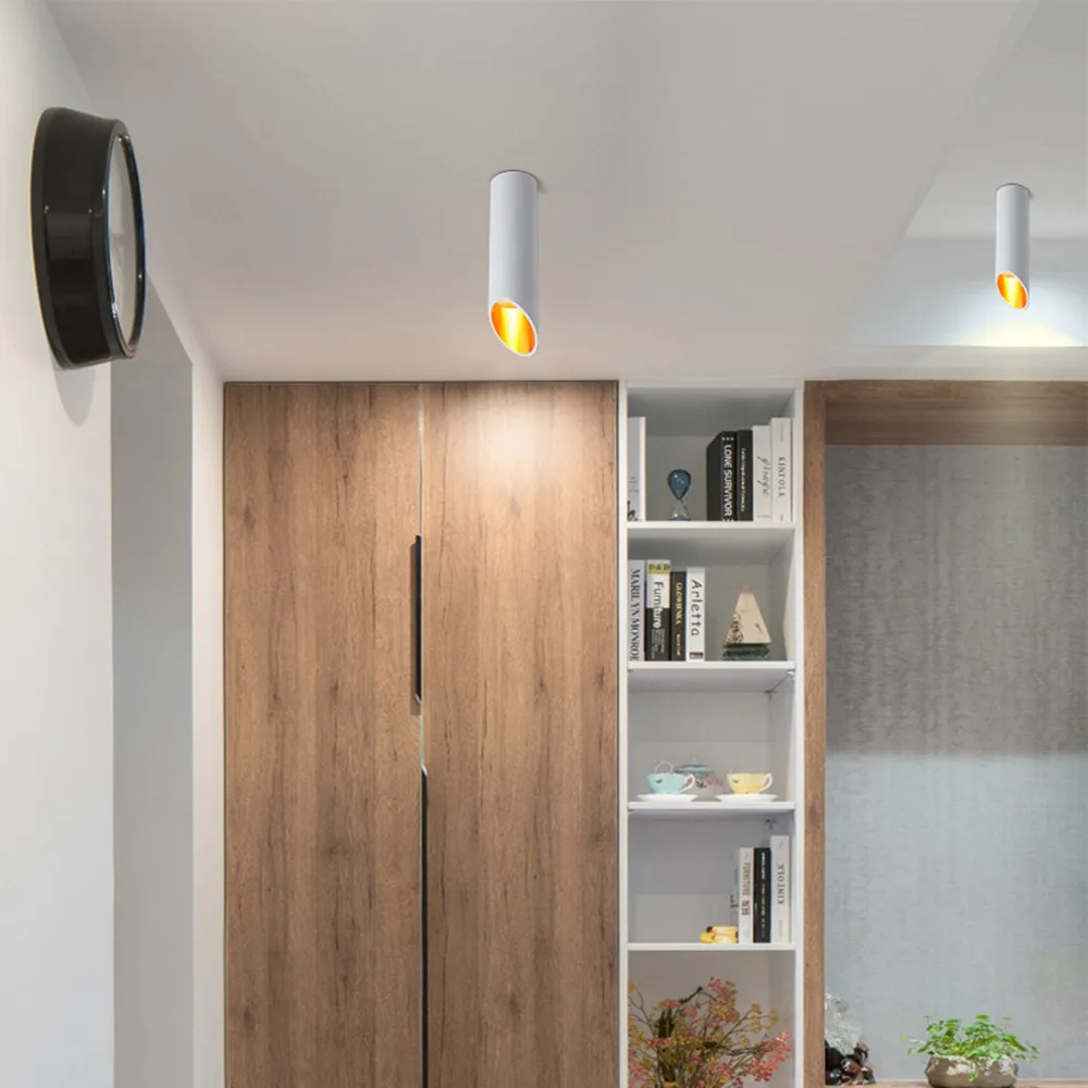 LED Surface Mounted down light 7W Cord lamps Kitchen Company Table Pipe Tube led recessed lights Dining Room Bar Spot light