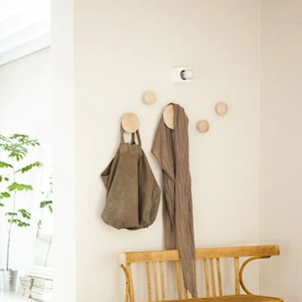 5 шт. современный набор полотенец для гостиной из твердой древесины настенный