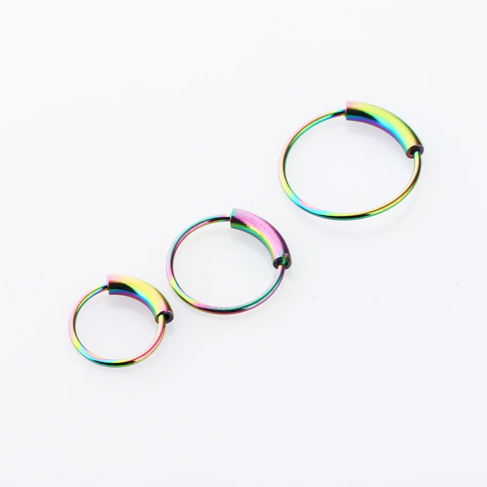 1 шт. новое кольцо из нержавеющей стали для носа носовые ноготь гвоздь прокол