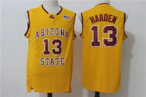 

Retro stitched embroidery 13 James Harden Arizona State basketball jersey