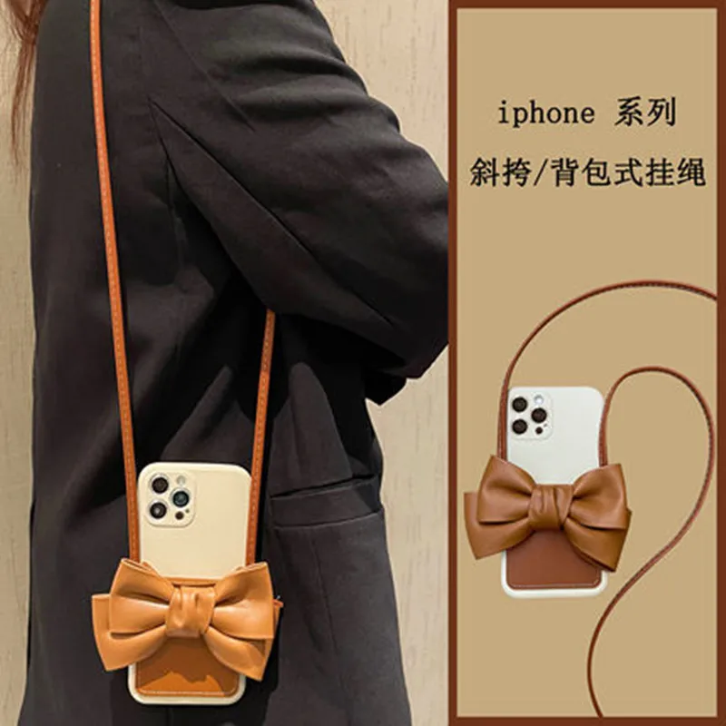 

Silicone Case with Cross Strap for iPhone, Case with Lanyard for iPhone 12 MiNi, 12 Pro Max, 11 Pro Max, X, XR, XS Max, 6S,8plus
