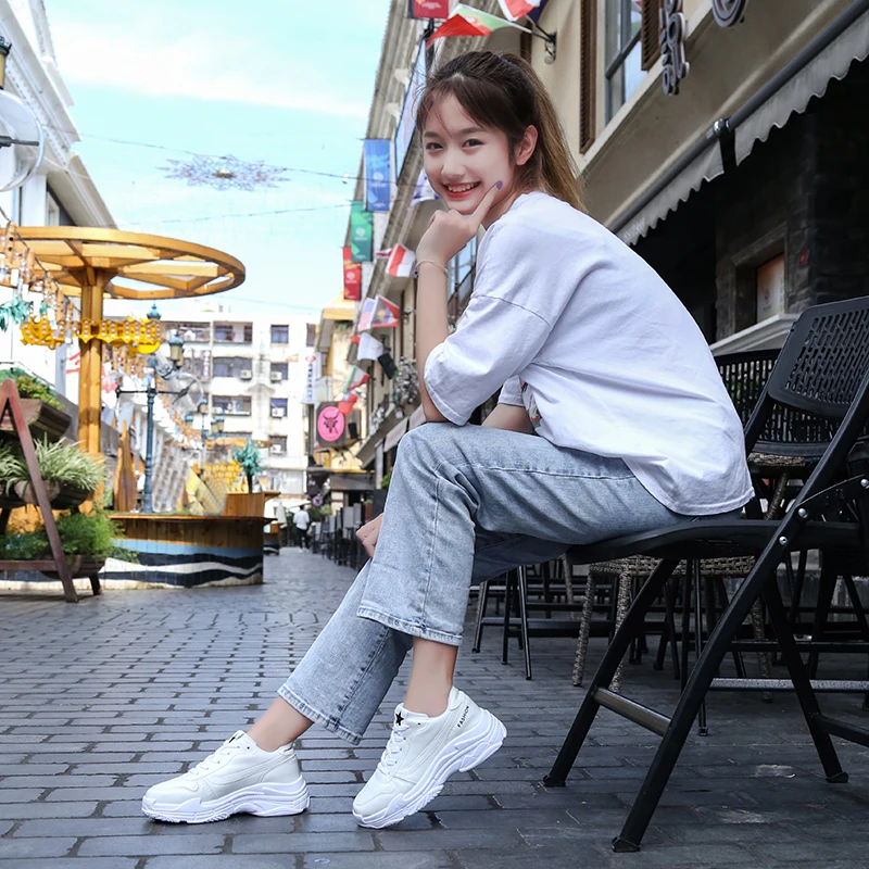 

2019 Fashion Women Running Shoes Breathable Mesh Autumn Women Casual Sneakers High Quality Women Sneakers Chaussures Femme 35-40