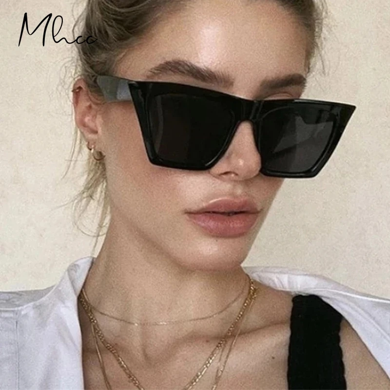 

Sunglasses Women New UV400 Cat Eye Square Glasses Personalized Colorful Sunglasses Men Trend Versatile Gafas de sol mujer 2022