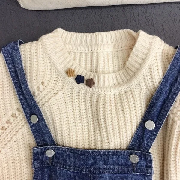 Корейская Милая Вельветовая мини-брошь в виде пентаграммы с вышивкой булавка