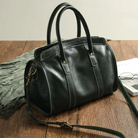 luxury women genuine leather handbag large briefcase fashion real cowhide leather messenger bag designer female shoulder bag