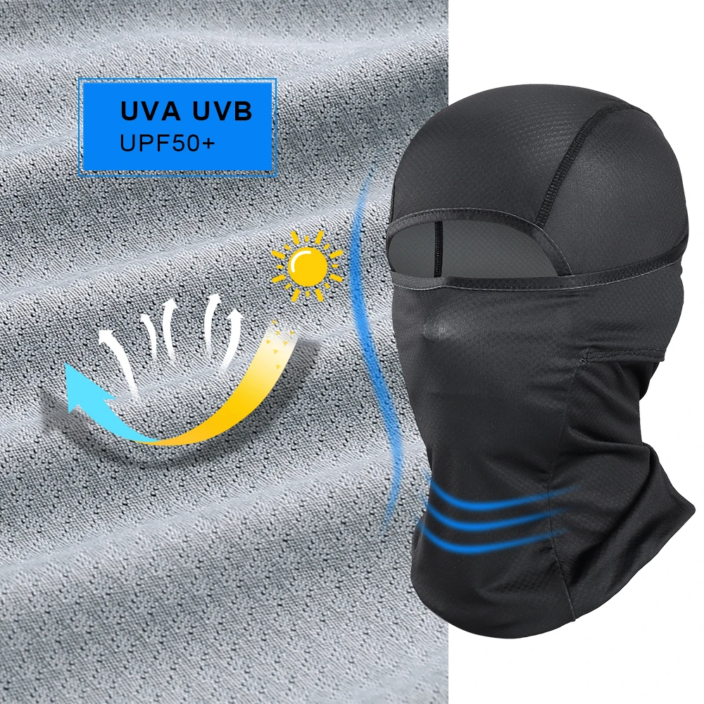 Летняя тактическая крышка для головы Балаклава Пешие прогулки полная маска шарф