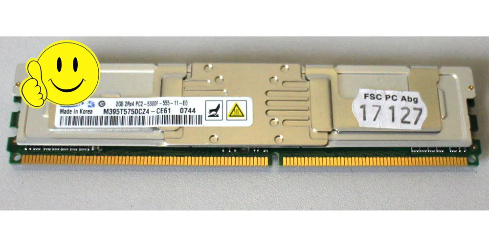DDR2 2 Гб 2Rx4 667 FBD PC2 5300F 555 11 E0 M395T5750EZ4 CE66 Серверный модуль памяти|Запасные части| |