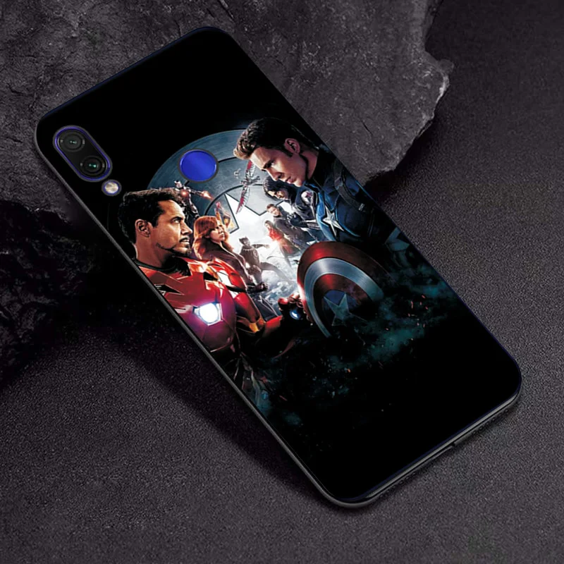 TPUBLK625 Черный ТПУ силиконовый чехол для Xiaomi Redmi S2 чехол для Redmi S 2 Marvel Капитан Америка чехол для телефона бампер для Redmi S2 5,99 дюймов - Цвет: TPUBLK625