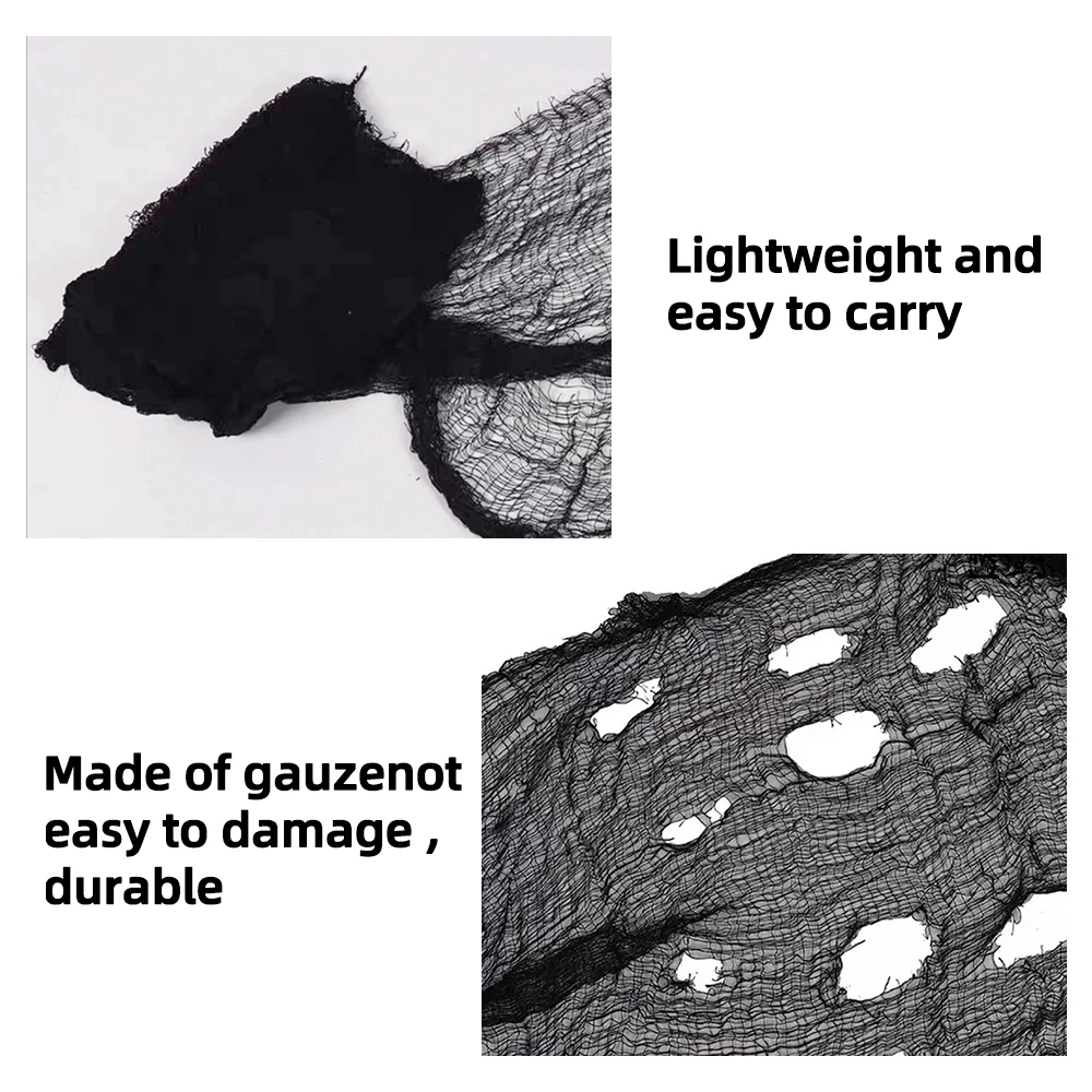 Украшение на Хэллоуин жуткая ткань сетка окно дверь стола жуткое причудливое