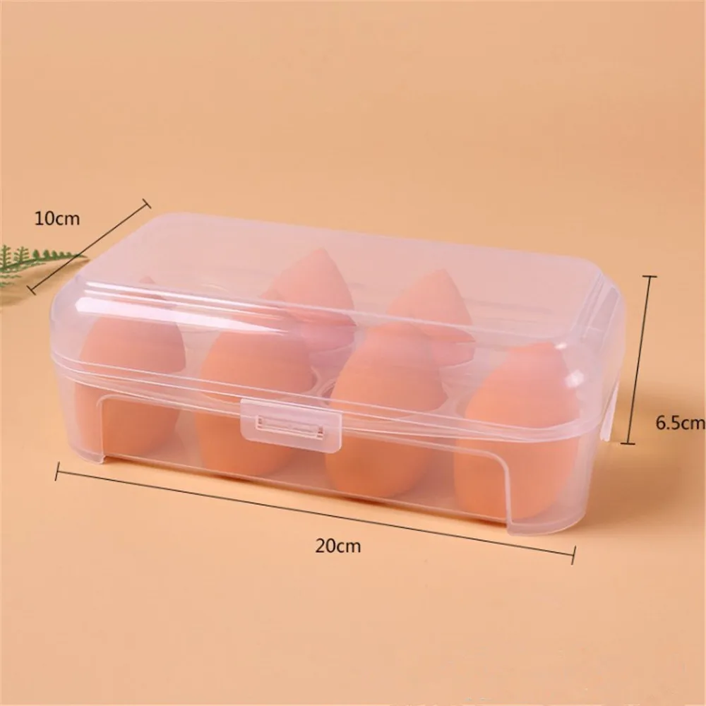 

8pcs/box Cosmetic Puff Face Makeup Sponge Powder Smooth Beauty Foundation Dry Wet Use Powder Blush Makeup Accessories Tools