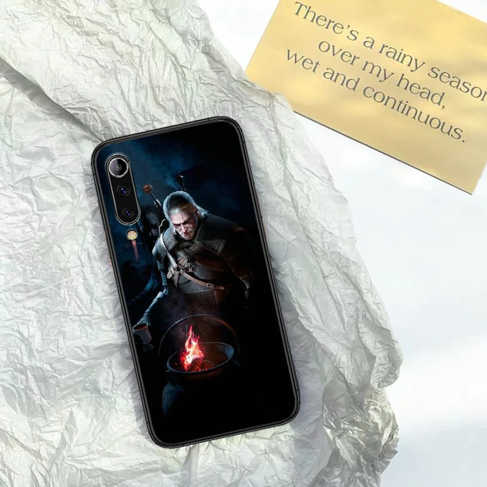 

Game witchers Phone Case For XIAOMI MI Note 8 9 T 10 Pro Lite SE A2 A3 POCO X M MAX 2 3 black Coque Fashion Etui Soft Hoesjes