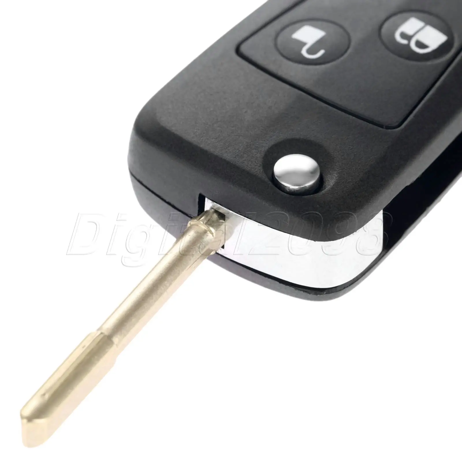 Складной чехол-книжка Yetaha 2017 с дистанционным управлением 3 кнопки для Ford Mondeo Fiesta