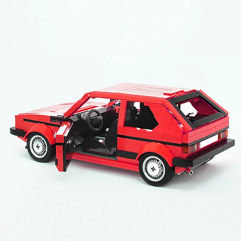 

Creator Red Phoenix High-tech Golf Mk1 Car 1:14 model building blocks Modular Super Racing Car bricks toys for children gitfs