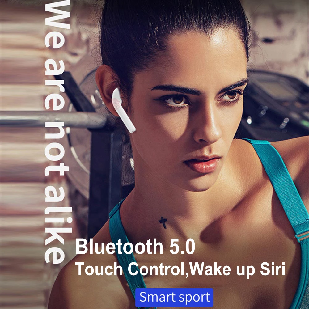 Наушники вкладыши TWS с Беспроводной Bluetooth 5 0 футляр для наушников спортивные