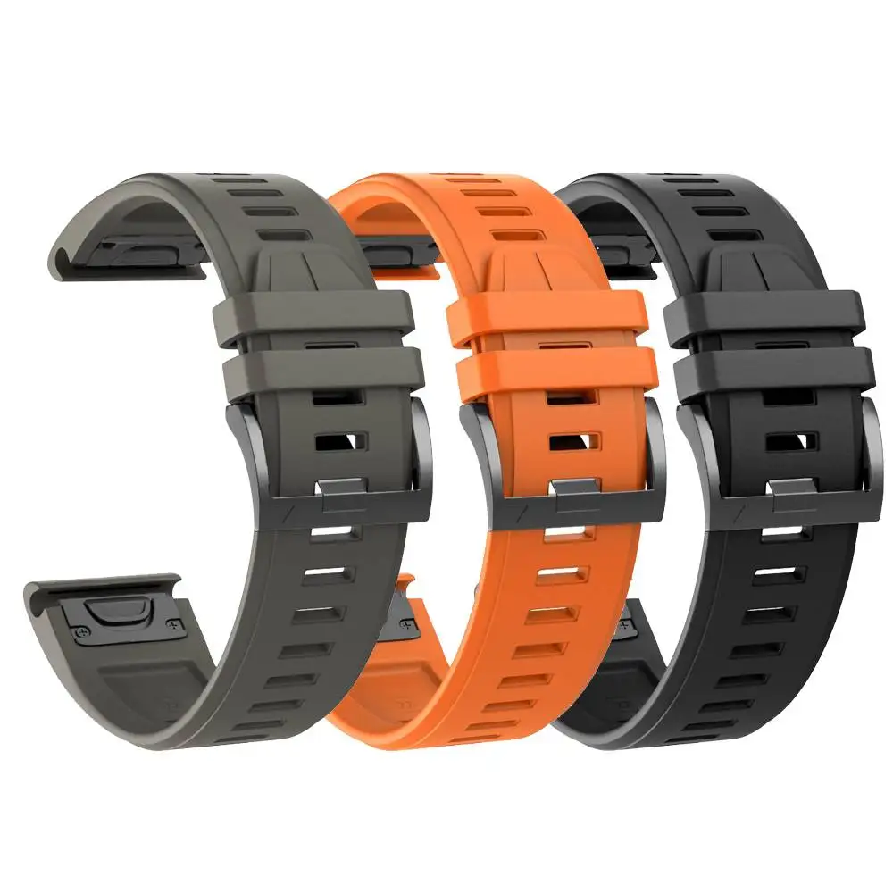 All 3 Colors Fenix 6 браслет 22 мм QuickFit спортивный силиконовый ремешок для часов Garmin Instinct/Fenix 5/Fenix 5 Plus/Forerunner 935/Quatix 5 - Цвет: All 3 Colors