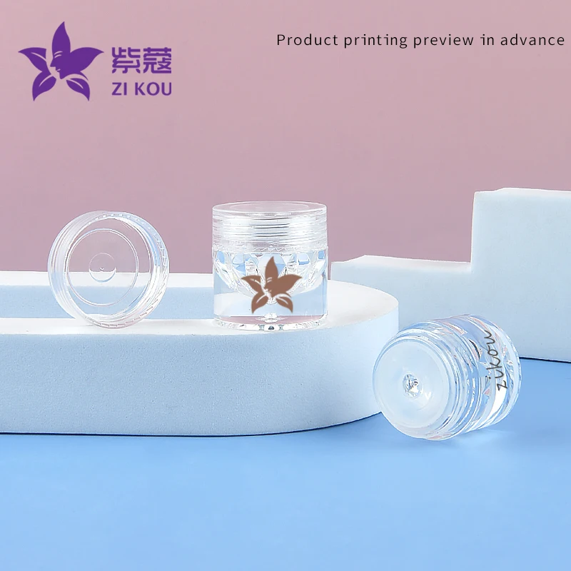 

High quality low price hot 3ml eye shadow jar nail packing box free shipping