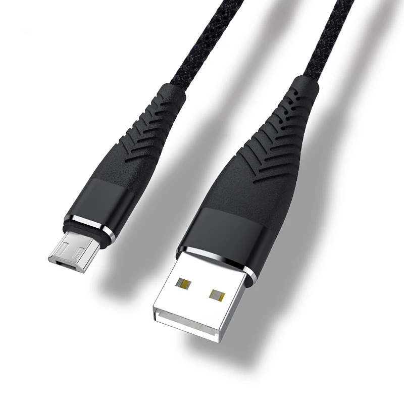1M 2M 3M USB кабель с данные Micro USB Зарядное устройство зарядный кабель для android-устройств для Samsung Galaxy S5 S6 S7 huawei Xiaomi mi8 Redmi Кабель зарядного устройства - Цвет: Black