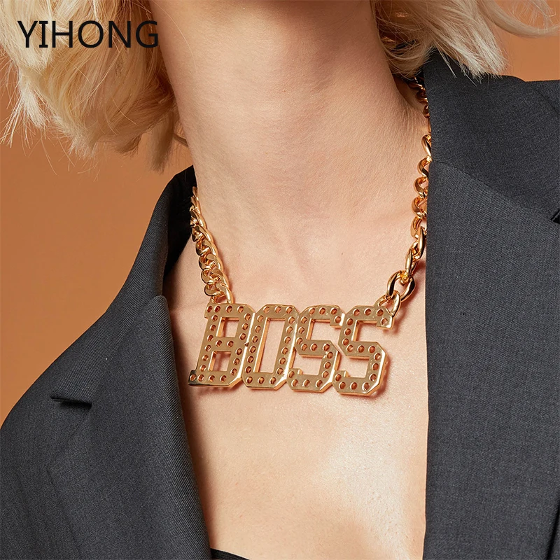 Ожерелье с полым кулоном в стиле панк для мужчин и женщин|chain necklace|fashion necklacenecklace