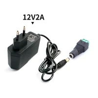 acdc adapter charger 110v 220v to 12v 2a power adapter converter transformer 12 volts power supply for led light strip lamp