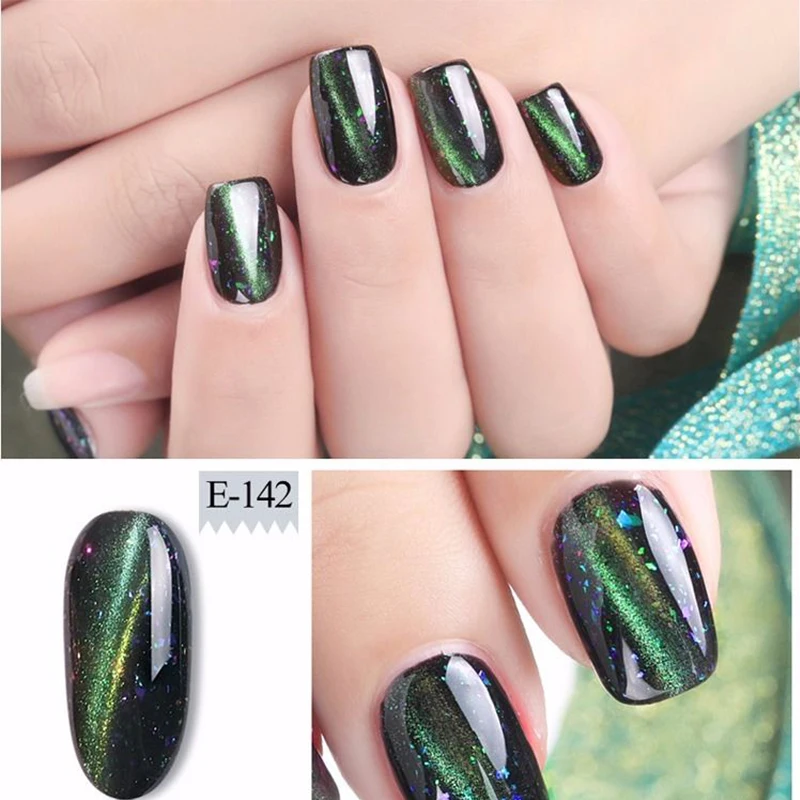 Лак для ногтей с эффектом кошачий глаз Длительное Действие без раздражающего