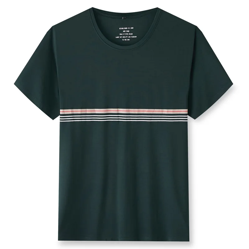 

Large men's loose fitting short sleeve T-shirt summer thin style fattening plus large half sleeve short sleeve fat man base coat