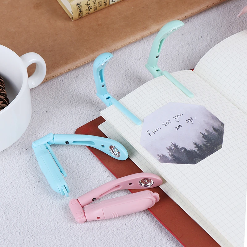 

1PCS Mini Portable LED Reading Lamp Eye-protect Led Night Light Book Light With Clip
