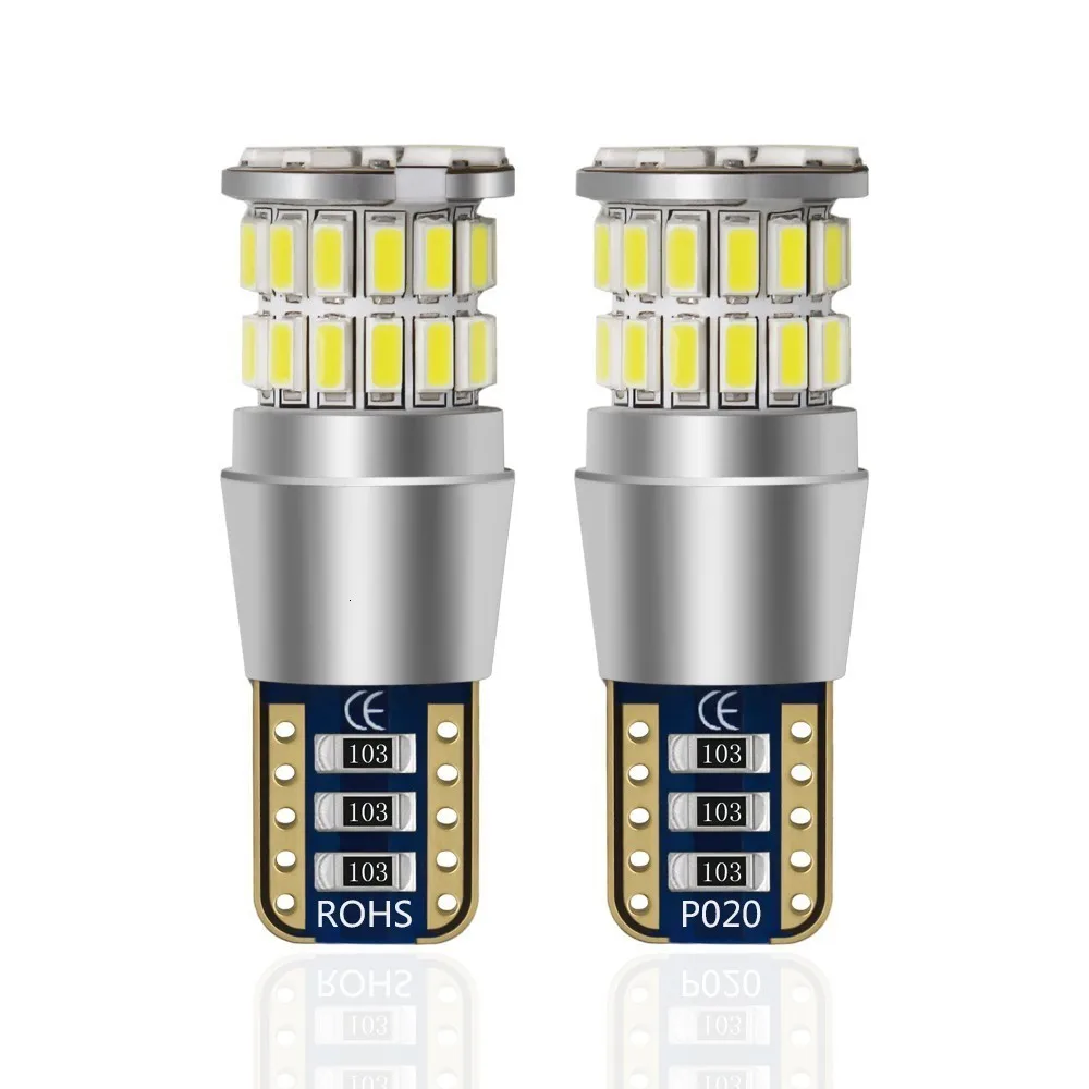 2 шт. W5w светодиодный T10 Светодиодный лампочки Canbus 38SMD 3014 Стоянкы Автомобилей Автомобиля сигнальный фонарь Интерьер Карта Потолочные плафоны 12V