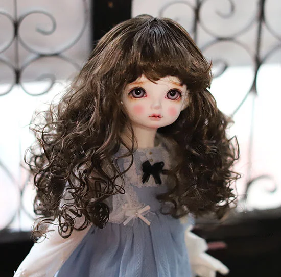 1/6 1/4 1/3 весы BJD парик аксессуары для кукол волнистые вьющиеся парики BJD/SD YOSD MSD SD13 SD17