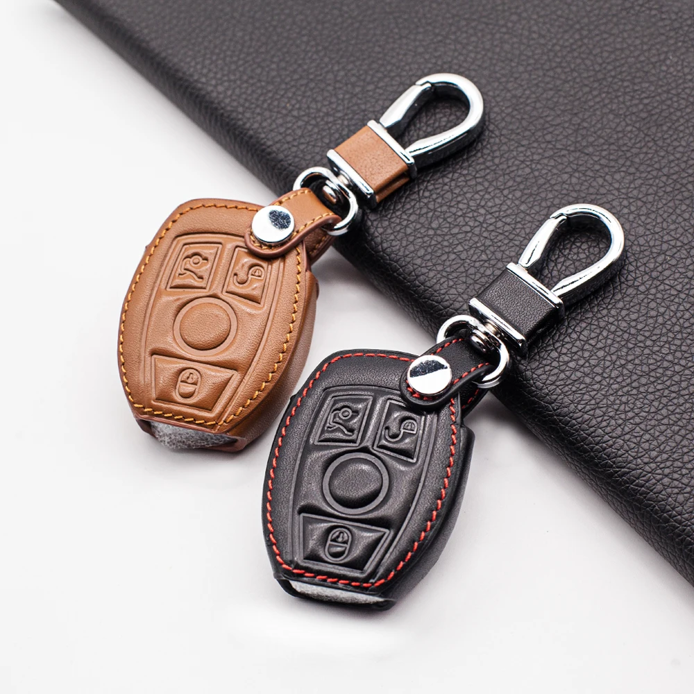 Для переноски Кожаный Автомобильный брелок для ключей чехол Чехол-кошелек