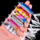 Металлическая литая рыболовная приманка, 7 шт.лот, 10 г-15 г-20 г-30 г-40 г