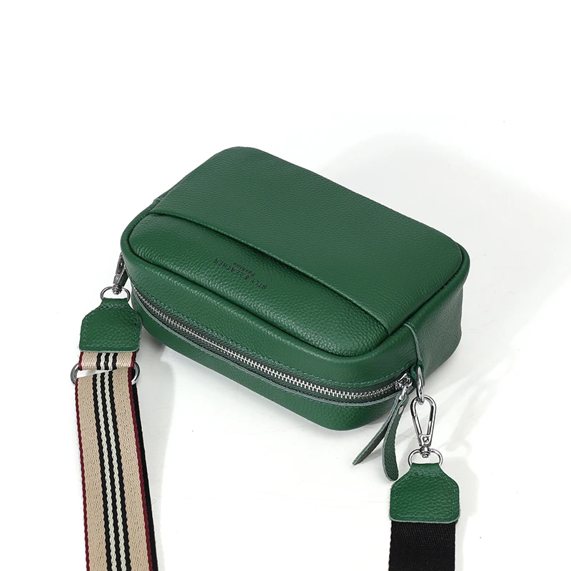 Сумка кросс-боди женская из натуральной воловьей кожи саквояж на плечо для