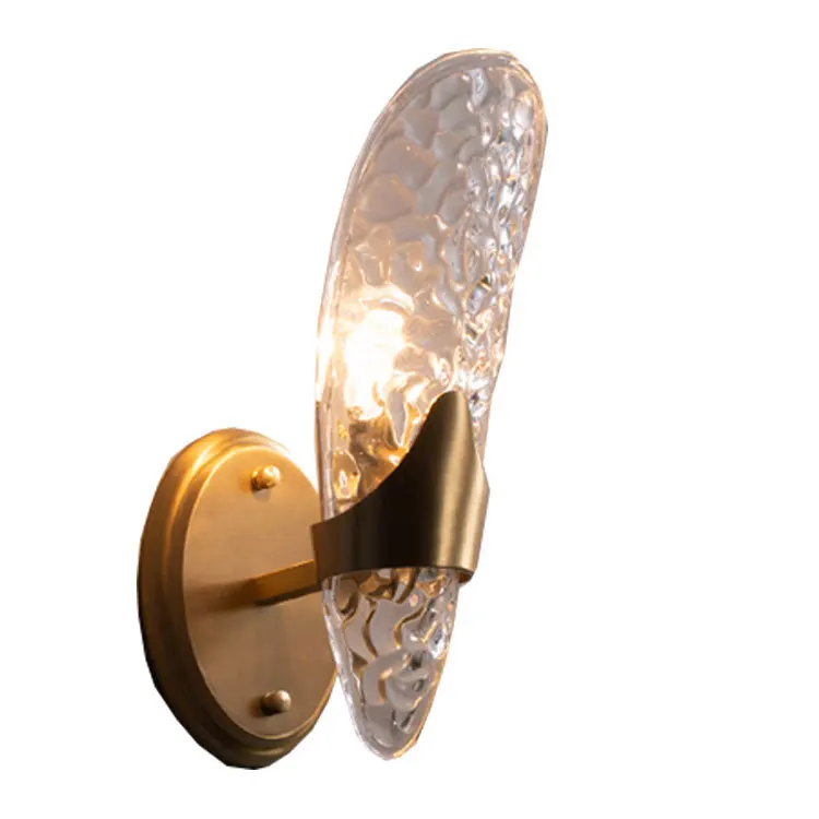

loft crystal wall lamp stone glass wall sconces mirror light bedroom light aisle corridor wall lamp corridor wall lamp