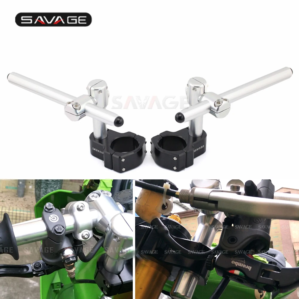 

Руль переключения передач для трубки вилки 50 мм, аксессуары для мотоциклов, зажим для передней вилки для экстренных трюков, ручные стержни