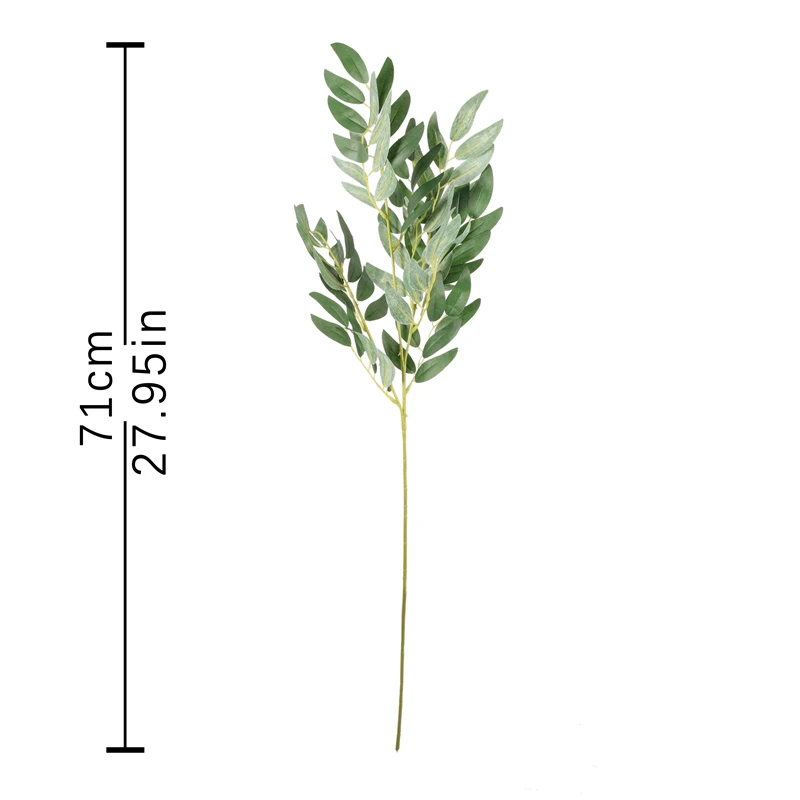 Искусственный шелк цветок Ивовый лист имитация домашние декоративные растения