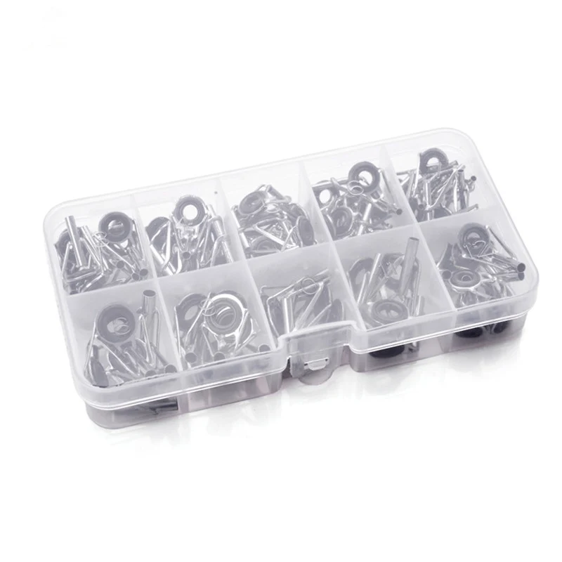 80 шт. направляющие наконечники для удочек Набор ремонта набор DIY Eye 8 видов