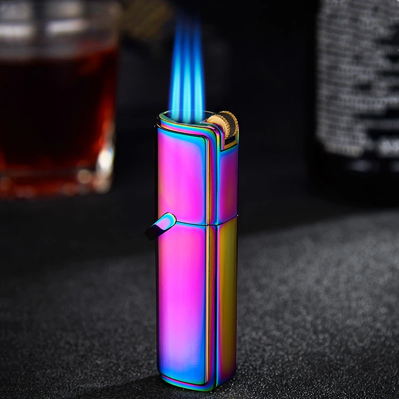 Металлическая газовая Кремниевая Зажигалка Jobon бутановый шлифовальный круг три