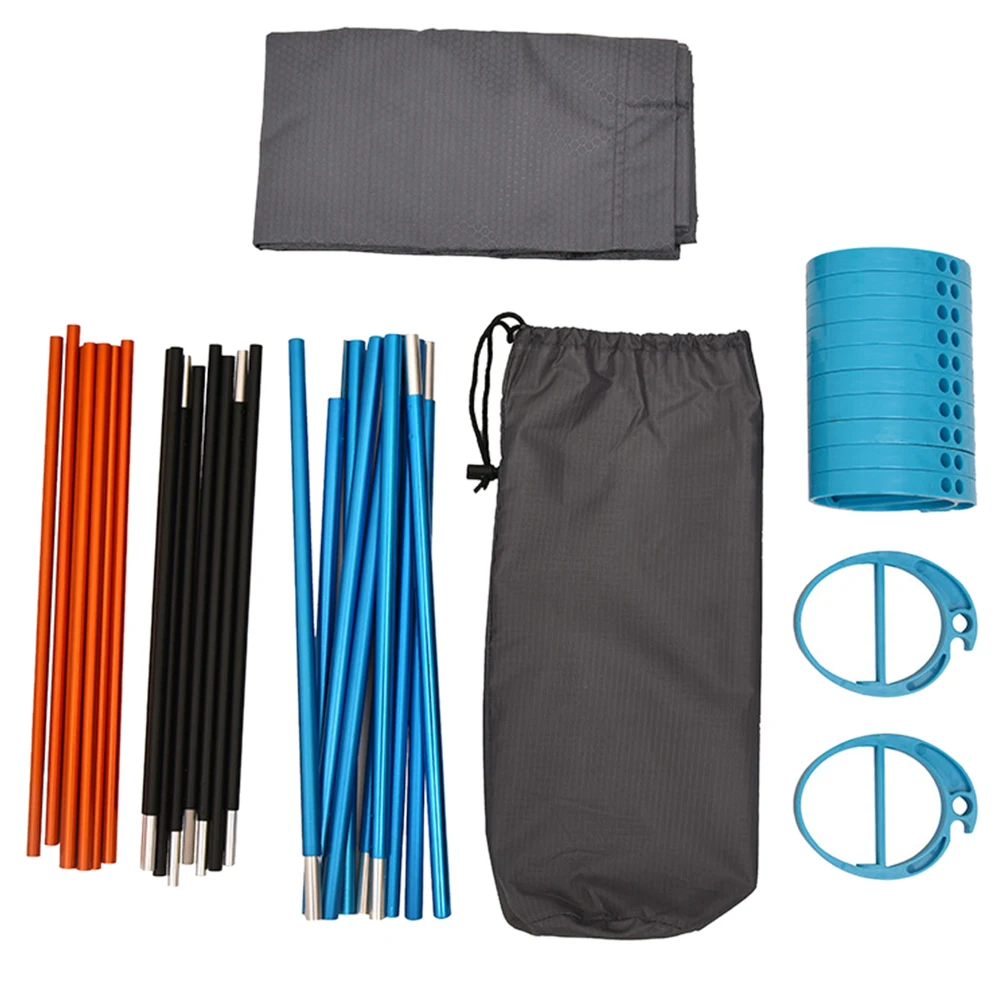 

Single Climbing Outdoor Camping Hiking Folding Bed Ultra Light Cot Rest Sleeping Aluminium Frame Sturdy Mat Travel Portable