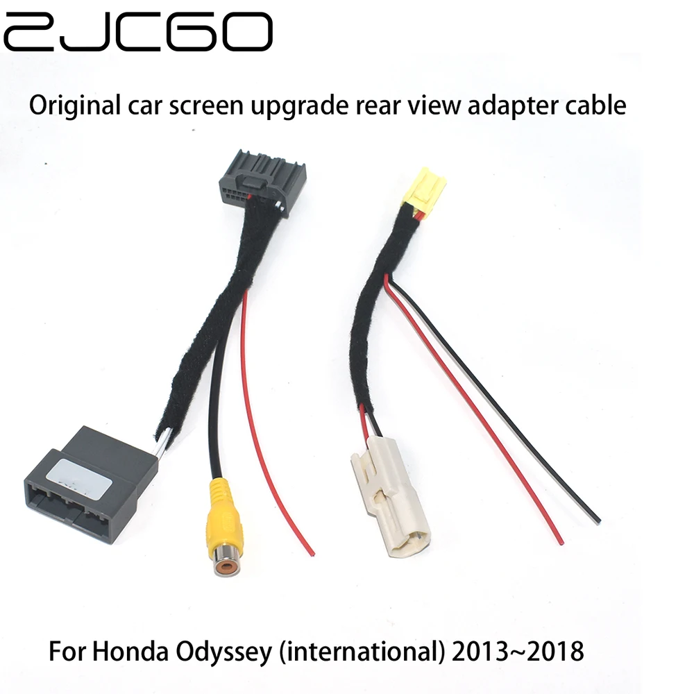

Car Rear View Backup Reverse Camera Adapter RCA Cable for Honda Odyssey RC1 RC2 2013~2019 Original Factory Screen input
