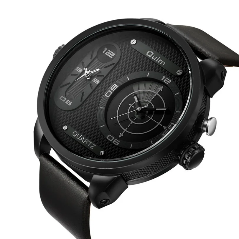

Personality Men's Watch Two Big Dial Watch