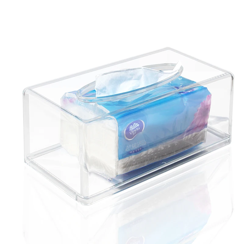 

Napkin Holder Household Transparent Acrylic Box For Napkins Home Hotel Creative Acrylic Tissue Box Storage Rack